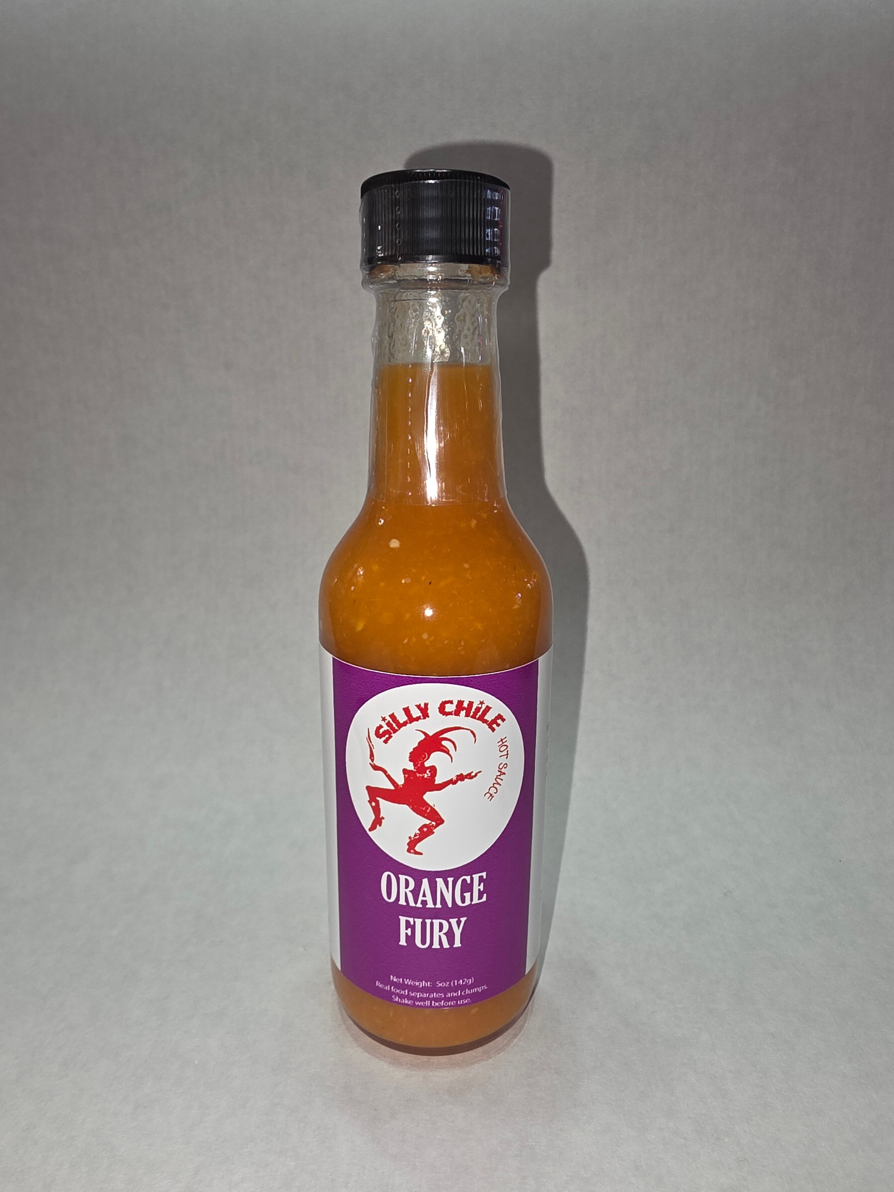 Silly Chile Orange Fury Hot Sauce