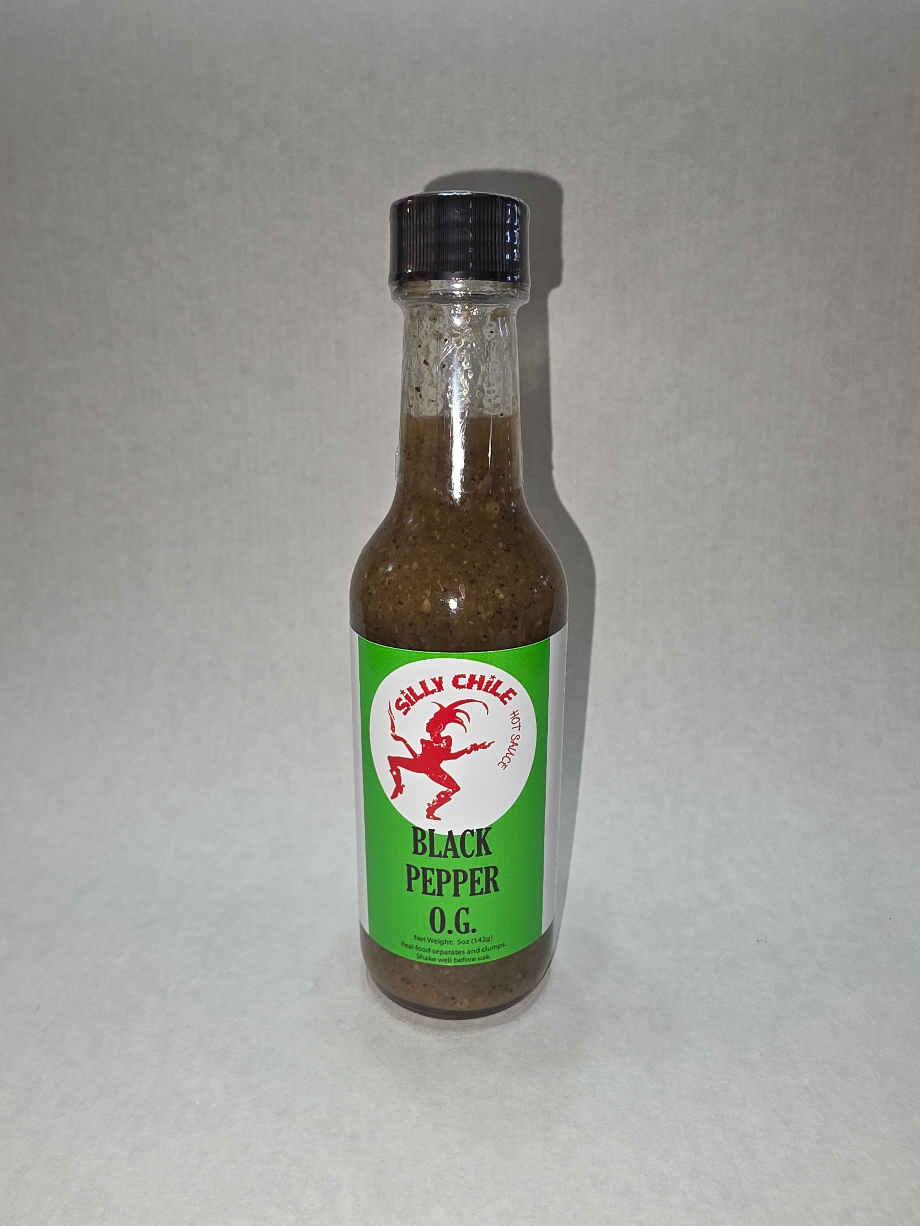Silly Chile Black Pepper O.G. Hot Sauce