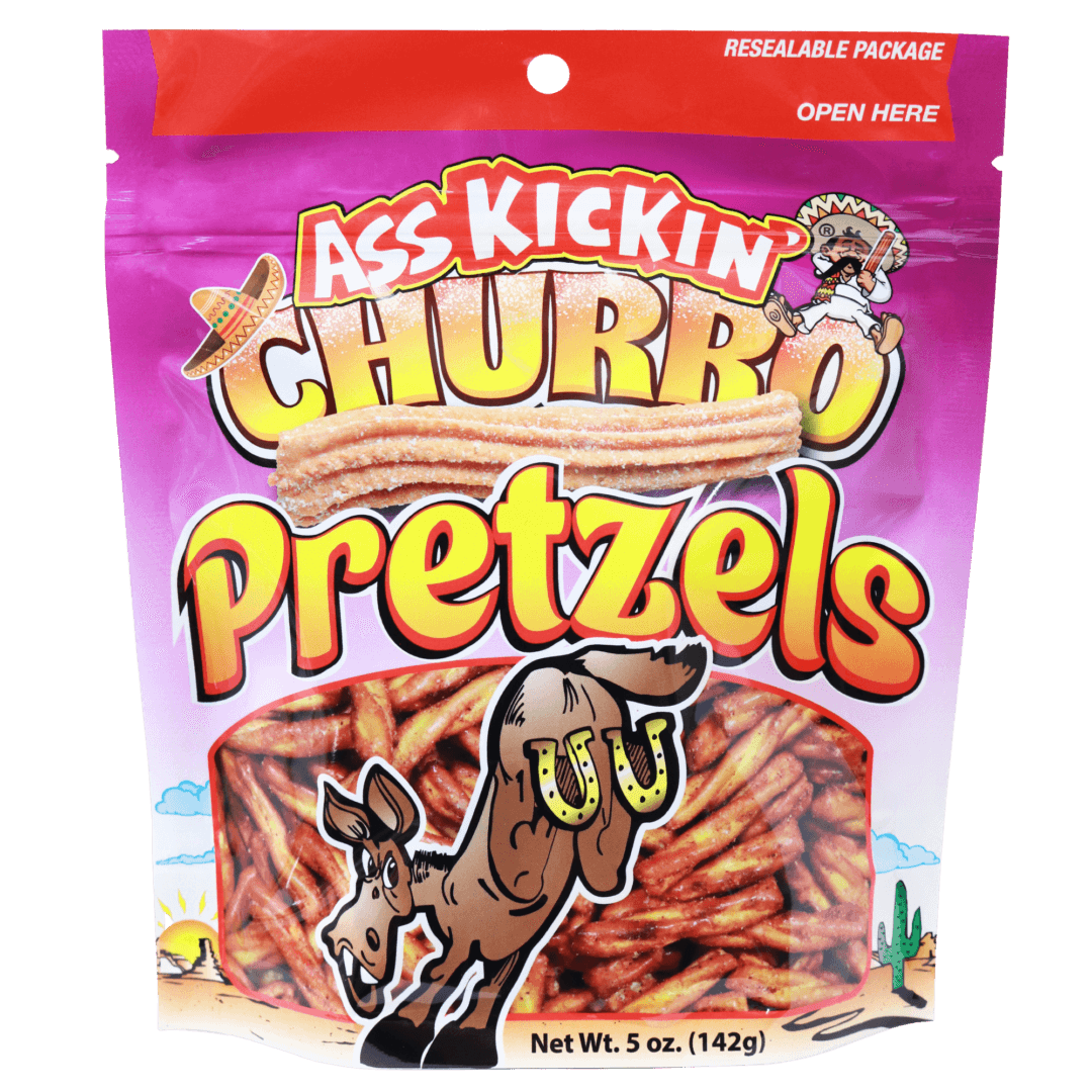 Ass Kickin Churro Pretzels