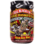 Ass Kickin Fire Roasted Green Chile Salsa
