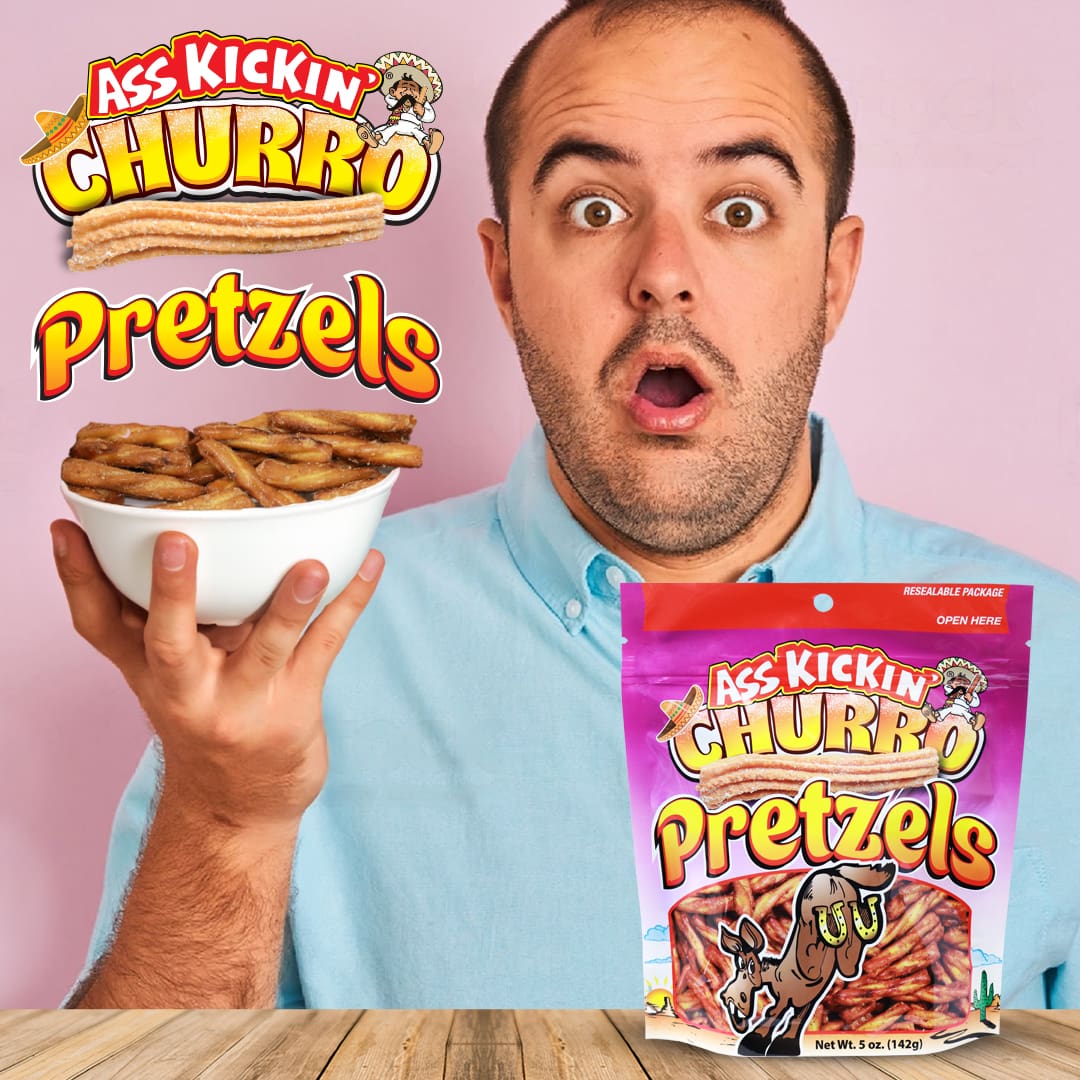 Ass Kickin Churro Pretzels