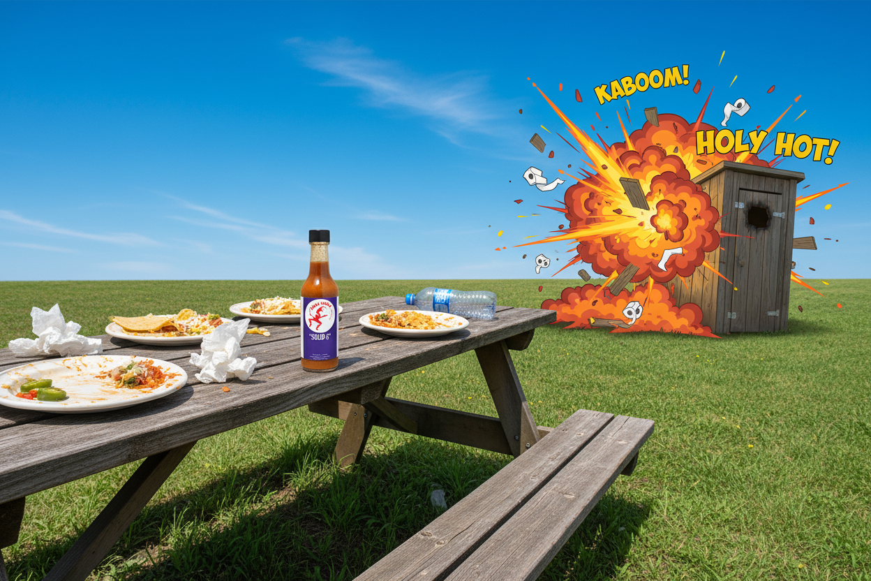 Solid 8 Hot Sauce Picnic Aftermath